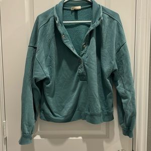 1/2 button up sweatshirt by Universal Threads